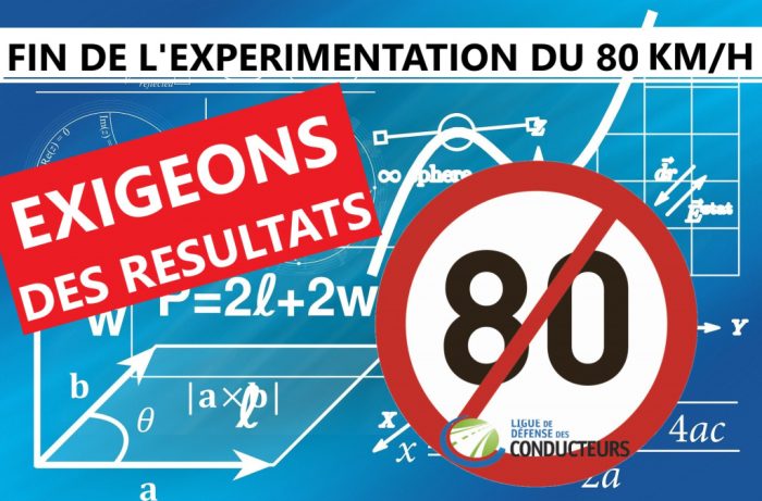 80 km/h : la Ligue de Défense des Conducteurs exige les résultats des deux ans d’expérimentation !