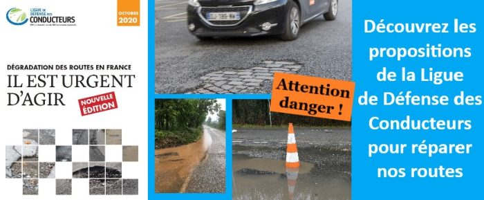 Dégradation des routes en France&nbsp;: notre étude réactualisée, pour intervenir plus vite en créant une dynamique économique