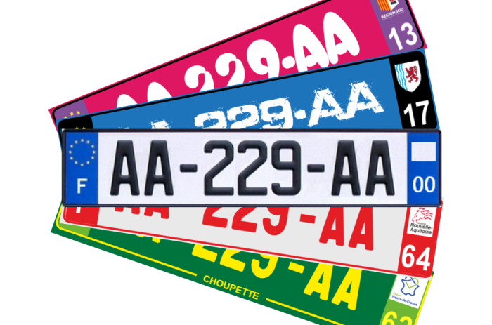 Plaques d’immatriculation : attention à la personnalisation