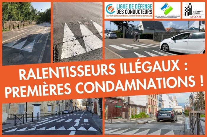 Ralentisseurs illégaux&nbsp;: les condamnations commencent à tomber