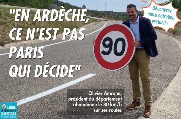 Retour du 90 km/h sur le réseau secondaire&nbsp;: « En Ardèche, ce n’est pas Paris qui décide »