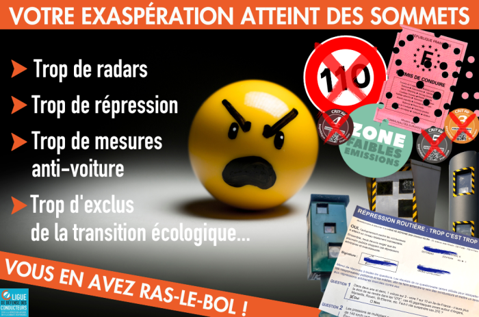 Répression tous azimuts&nbsp;: votre exaspération atteint des sommets