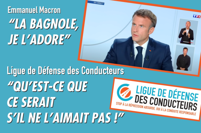 « La bagnole, je l’adore »