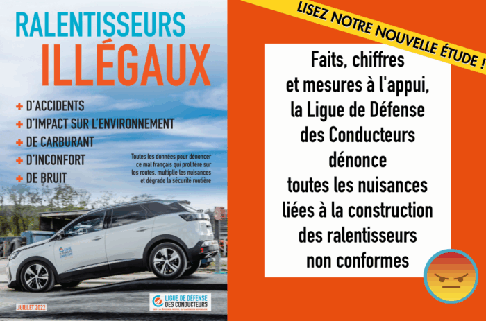 Stop aux nuisances provoquées par les ralentisseurs illégaux !